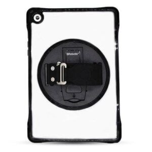 Funda glass con giro 360° para galaxy a9+ 11 pulgadas - x210/x216/x218, funda trasparente, incluye correa de mano giratoria, BROBOTIX 406160