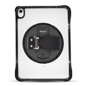 Funda glass con giro 360° para ipad 2025 11.0 - a16 2025 (a3354, a3355, a3356), funda trasparente, incluye correa de mano giratoria, BROBOTIX 406122