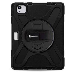 Funda protector c/correa - uso rudo, giro 360°, para ipad air 11 pulgadas (m3) 2025, c/mica, 406023, BROBOTIX
