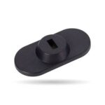 Ancla p/candado de seguridad k-slot (microsaver) - p/laptop, tablet, celular, tipo placa c/adhesivo, color negro, BROBOTIX 406283