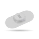 Ancla p/candado de seguridad k-slot (microsaver) - p/laptop, tablet, celular, tipo placa c/adhesivo, color gris, BROBOTIX 406290
