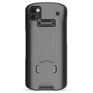 Funda con correa y soporte para scanner zebra tc53 / tc58 - texturizada, color negro, 406580, BROBOTIX