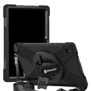 Funda protector c/correa - uso rudo, giro 360º, p/samsung galaxy a11+, 11.0 pulgadas, c/mica, x230, BROBOTIX, 406931