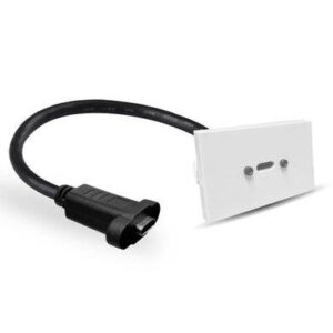 Inserto línea élite usb tipo c hembra-hembra para tapas armables - BROBOTIX 406399