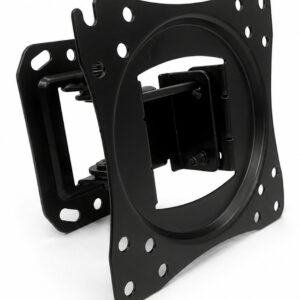 Soporte para tableta o monitor de montaje a pared con vesa 75x75 100x100 - inclinación +15/-15 grados, resistencia hasta 9 kg, negro, 406597 BROBOTIX