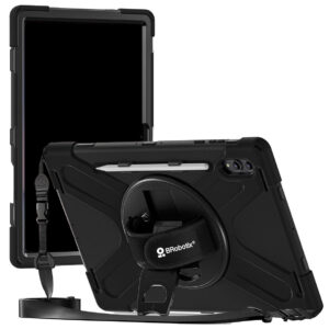 Funda protector con correa - uso rudo y giro 360° para samsung galaxy s11 ultra, 14.6 pulgadas, con mica, x930, 6008676 BROBOTIX