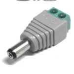 SAXXON PSUBR12H - Bolsa de 10 Conectores Macho Para Alimentación de Camaras/ Terminales Tipo Tornillo Positivo y Negativo/ Resistente a la Oxidación