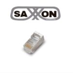 SAXXON S901B - Conector plug RJ45 para cable UTP/FTP /CAT 5E / Blindado / Paquete 100 piezas