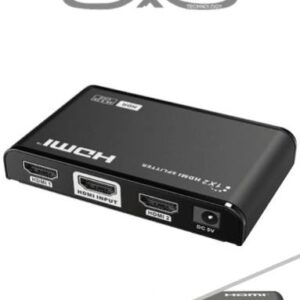 SAXXON LKV312HDR-V2.0 - Divisor de Video HDMI 4K de 1 Entrada y 2 salidas/ Soporta Resolución 4Kx2K @30Hz/ 1080P Full HD/ Distancia de 10 Metros en Entrada