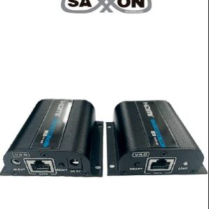 SAXXON LKV372PRO-4.0 - Kit extensor de video HDMI/ Resolucion 4K/ CAT 6/ 6A Cobre / PoC/ Hasta 50 metros/ Loop HDMI en transmisor/ Transmisor IR/ Plug and