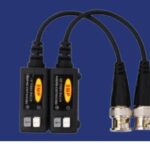 SAXXON VB - 01 Par de Transceptores Pasivos 4K 8MP Video Baluns - Botón Push Superior, Empalmes Ordenados, 4K hasta 150m, 4MP a 200m, 1080p hasta 250m