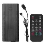 HUB Controlador para ventiladores Xzeal XZ1116 ARGB con cable adaptador de 3 y 4 pines incluye control - XZHUB01B.