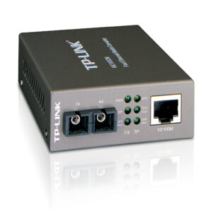 Convertidor multimedia con fibra multi-modo de 10/100mbps TP-LINK MC100CM doble flujo de control