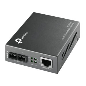Convertidor multimedia multi-modo gigabit TP-LINK MC200CM para ampliar la distancia de fibra