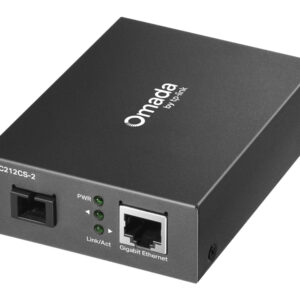 TP-LINK Convertidor de medios Omada Gigabit WDM (MC212CS-2) 1 puerto de fibra Gigabit SC/UPC - 1 puerto RJ45 de 10/100/1000 Mbps (MDI/MDIX automático