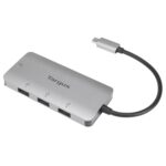 Hub TARGUS USB-C a 4 port USB-A 3.0 ACH226BT color gris