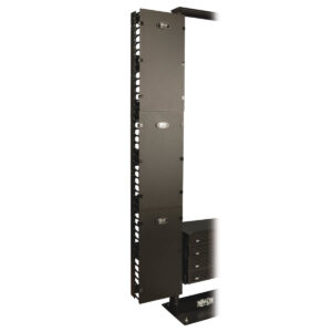 TRIPP-LITE Organizador de Cable Vertical de Alta Capacidad - 30.48 cm [12 pulgadas] - Ducto de peine doble con tapa SRCABLEVRT12