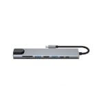 DockStation HUB DBUGG 8 EN 1 UB GR UB81 Hub 8 en 1 UB81 URBAN BALANCE. Con cables USB 3.0 o 2.0 - HDMI y USB Tipo C. Entrada para tarjeta SD