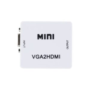ADAPT P/CAM UB VGA A HDMI 60HZ Adaptador Mini VGA2HDMI URBAN BALANCE Ideal para cámaras HD - consolas, Blu-ray y DVD. VGA2HDMI