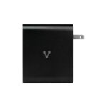 Cargador de pared VORAGO AU-600 tipo c 100w pd 5 puertos quick charge 3.0 negro