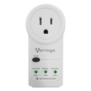 Protector de voltaje VORAGO AVR-300-WH 1 - 800w rj45 portatil negro electrodomésticos