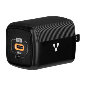 VORAGO AU-402-BK Cargador para pared au-402 fast charge 3.0 a 1 usb c 45w negro