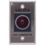 ZK TECO ZKTECO TLEB102 - Botón de Salida sin Contacto - Serie K11, Indicador LED, Acero Inoxidable, 12 VCC, Función NC/NO, Distancia de Detección hasta 10 cm