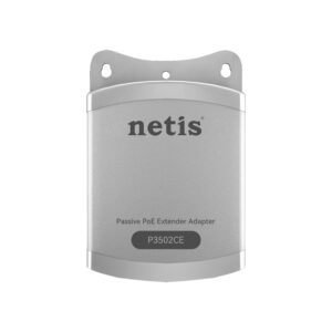 NETIS P3502CE - Extensor POE, 2 puertos 100Mbps y 1 puerto Uplink 100Mbps, Pasivo, IP66 a prueba de agua, para exteriores