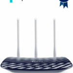 TP-LINK Archer C20 - Ruteador WiFi AC 733Mbps con 1 puerto WAN RJ45 Fast Ethernet, 4 puertos LAN RJ45 Fast Ethernet y 3 antenas fijas.