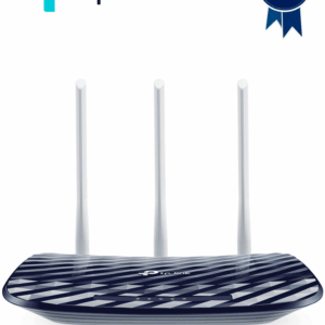 TP-LINK Archer C20 - Ruteador WiFi AC 733Mbps con 1 puerto WAN RJ45 Fast Ethernet, 4 puertos LAN RJ45 Fast Ethernet y 3 antenas fijas.