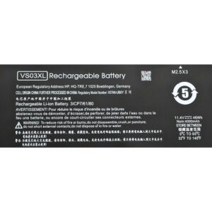 OVALTECH OTHVS03XL Batería 11.55V 52Wh/4350mAh para HP Envy 15 15-AS series VS03XL