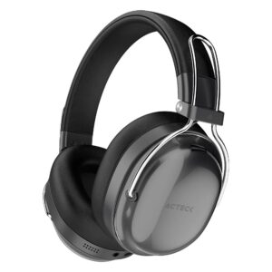 Audífonos Inalámbricos Bluetooth Luxe Pure HP730 ACTECK Elite Series Cancelación de ruido activo hibrido - Color Negro. AC-940870
