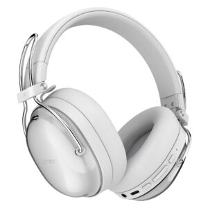 Audífonos Inalámbricos Bluetooth Luxe Pure HP730 ACTECK Elite Series Cancelación de ruido activo hibrido - Color Blanco. AC-940887