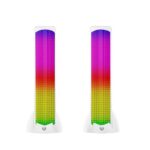 BR-936989 Bocinas 2.0 Gamer Glimm Tower BG575 Balam Rush Conexión Bluetooth/Auxiliar - iluminación LED 3 modos, 10w RMS. Sonido estéreo, Alimentación 5 Vcc 1A, Tipo d