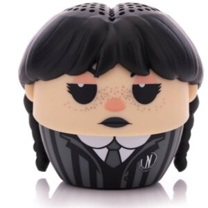 Bocina portatil mini Bitty Boomers Wednesday Addams. Bluetooth 5.0. Modelo BITTYWEDNESDAY/NEW