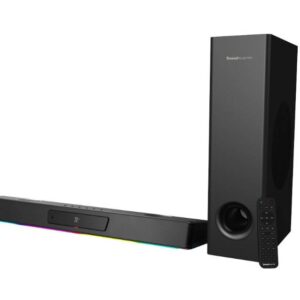 CREATIVE LABS V2X BK Barra de sonido Sound Blaster Katana V2X RGB Super X-Fi Gaming - Bluetooth® con subwoofer para TV y Computadora - V2X BK