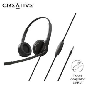 CREATIVE LABS Audifonos con micrófono Creative HS-230 negro - HS-230 BK