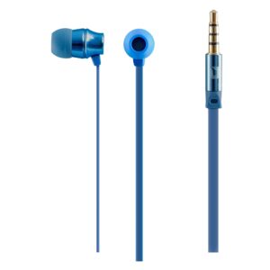 MB-02018 Audífonos Mobifree METALIC - Azul, Alámbrico, 1.2 m