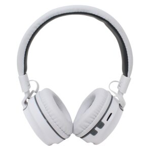 NECNON NCAB051200 Audifonos over-ear bluetooth nbh-05 mega bass radio fm micro sd 3.5mml manos libres rubberized blanco