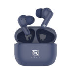 NECNON NBAB1303IB Audifonos in-ear ntws-103 bluetooth 5.3 tws super bass manos libres hasta 5 hrs de duración - 4 indicadores de carga en dock, azul