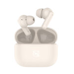 NECNON NBAB1314IB Audifonos in-ear ntws-103 bluetooth 5.3 tws super bass manos libres hasta 5 hrs de duración - 4 indicadores de carga en dock, beige