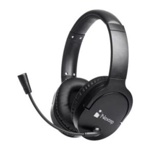 NE-424 Audífonos Nextep Inalámbricos Bluetooth Recargable de 250 mAh - Botones con control de volumen y silenciador de micrófono