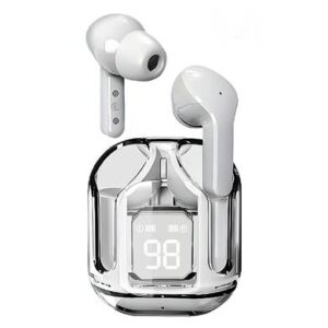 BROBOTIX Audifono bluetooth tws v5.3 - modelo max, earbuds, in-ear, led digital, control táctil, universal, blanco, 6005859