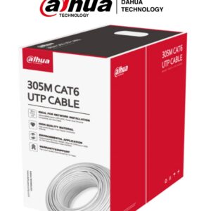 Dahua Technology DH-PFM923I-6UN-C (white) Bobina de cable UTP 100 cobre / Categoria 6 / Color blanco / Interior / 305 Metros / Redes / Video NB