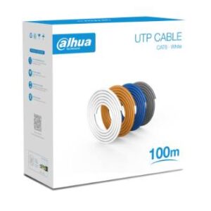 Dahua Technology DH-PFM920I-6UN-C-100 Bobina de 100 Mts de Cable UTP Cat6/ 100 Cobre/ Color Blanco/ Cubierta Retardante de Flama con Certificación CE CPR Eca/ Ideal para Video y Redes NB