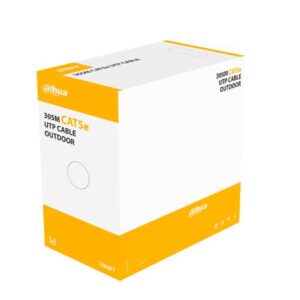 Dahua Technology Bobina De Cable Utp Para Exterior DH-PFM920-5EU-C Cat5e/ 100 Cobre/ 305 Metros/ Color blanco/ Cubierta exterior Mdpe/ Cumple Con Estandares Ansi/tia 568-c
