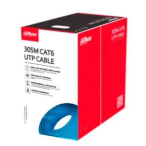 Dahua Technology DH-PFM920I-6UN-C Bobina de Cable UTP Cat 6 100 Cobre/ Color Azul/ Uso Interior/ 305 Metros/ Ideal para Redes y Video/ Certificado CPR Eca/ Estandares: Q/DXJ 067-2019 - EN505