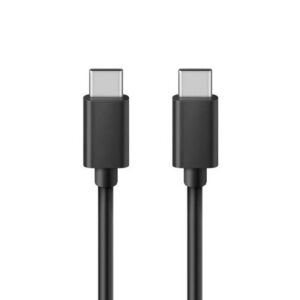 DBUGG Cable Tipo C a Tipo C - color negro. 1 metro de largo. Alta resistencia de materiales y carga rápida DB-G-CCN