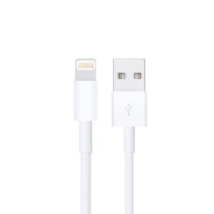 DBUGG Cable USB A a LIGHTNING - color blanco. 1 metro de largo. Alta resistencia de materiales y carga rápida DB-G-USBLB