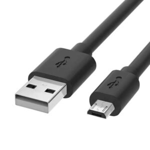DBUGG Cable USB A a MICRO USB V8 - color negro. 1 metro de largo. Alta resistencia de materiales y carga rápida DB-G-USBMN